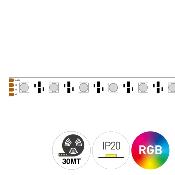 STRIP LED 30MT CC1950360 LONG RGB 12W/MT IP20 48V