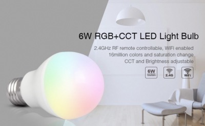 BULBO E27 RGB+CCT 6W 2.4G MI LIGHT  FUT014