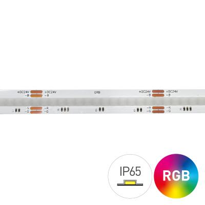 STRIP COB 420075 15W/MT 10MM 24V IP65-TR RGB