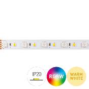 STRIP LED CC42090 18W/MT 24V RGB+3000K 110LM/W IP20