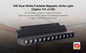 MI LIGHT MAGNETICO 48V GRILLE ORIENT 10W DUALWHITE RF+ZIGBEE MG2-10F-ZR