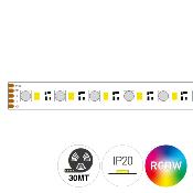 STRIP LED 30MT CC3900660 LONG RGB+3000K 12W+10W/MT IP20 48V