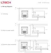 LTECH DIMMER 0-10V MANOPOLA LTECH E610P-RF