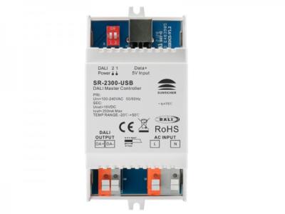 DALI2 MASTER USB - POWER SUPPLY 100MA INTEGRATO - SUNRICHER SR-2300-USB