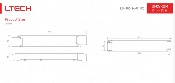 LTECH LM-100-24-U1M2 ALIMENTATORE 100W 24V DMX/RDM PUSH