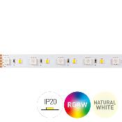 STRIP LED CC42090 18W/MT 24V RGB+4000K 110LM/W IP20